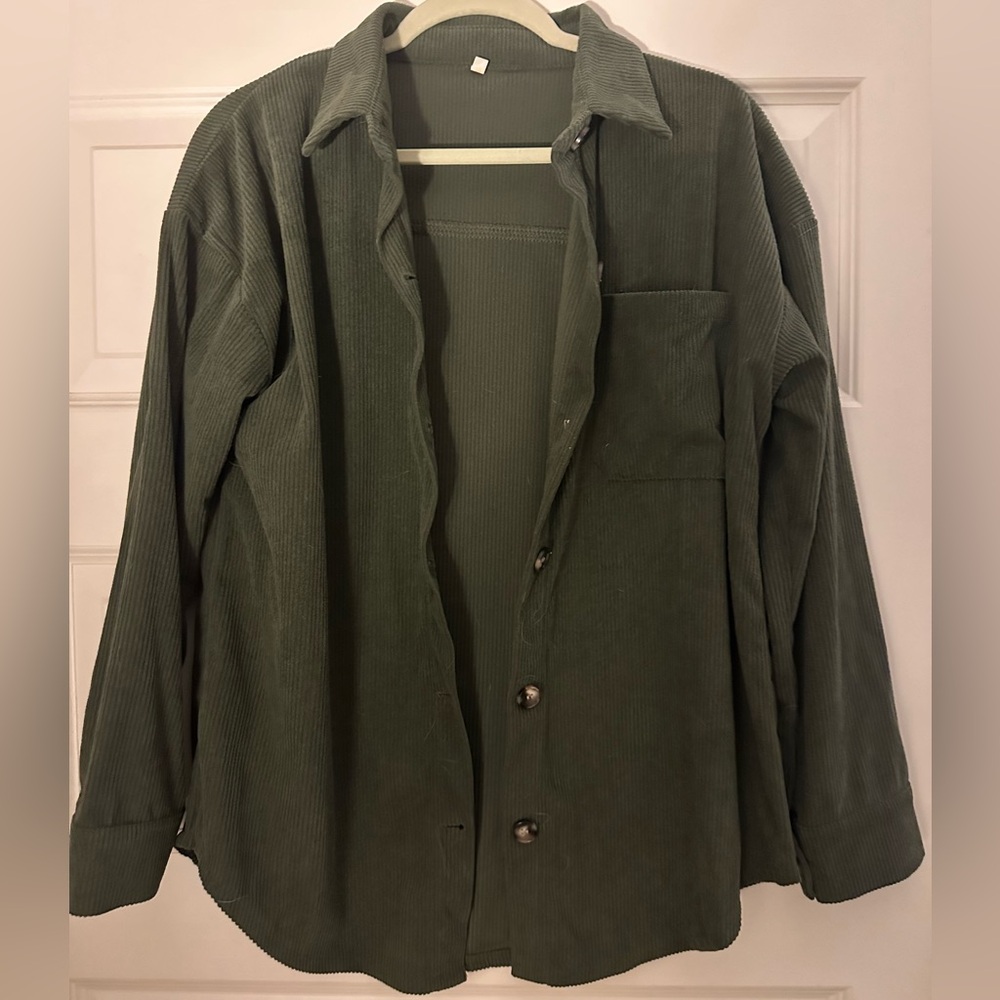 Corduroy button down